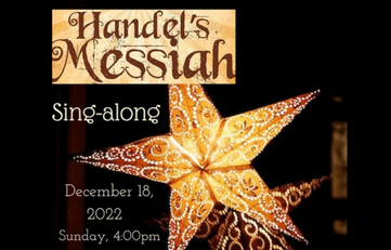 Sing-Along Messiah Dec. 18 @ 4 pm