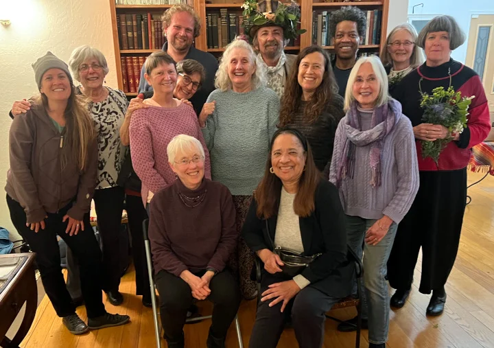 Members of the Program Council meet Rev. Marcus at a dinner hosted by Jean Gleason and Larry Nagel
