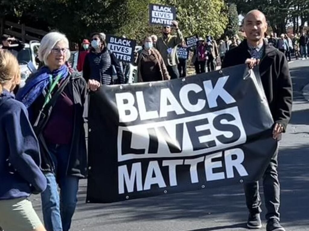 BLM sign replacement day