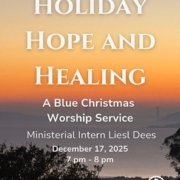 Holiday Hope and Healing: A Blue Christmas Service