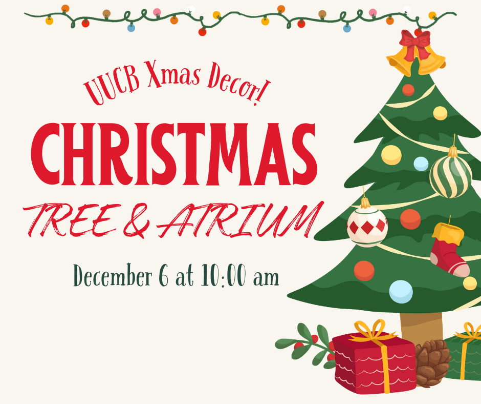 Tree & Atrium Decorations!