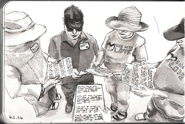 Sketch by Madeline L. Phuong